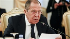 Ruský ministr zahranií Sergej Lavrov. Ve funkci zstal i po demisi vlády...