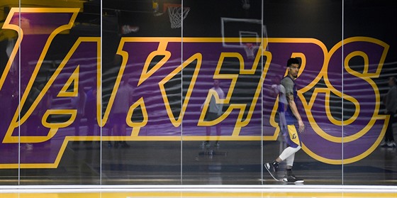 Danny Green v tréninkovém centru LA Lakers