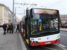 Nízkopodlaní trolejbus pojme 150 cestujících, jeho maximální rychlost je 65...