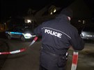 Policie obci elivec vyetuje na míst inu