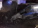 Plameny zničily dvě osobní vozidla ve Velkém Boru nedaleko Horažďovic. Za...