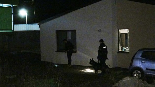 Policie zasahovala v obci Sulice ve Středočeském kraji. (30. ledna 2020)