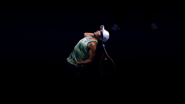 Australanka Ashleigh Bartyov podv bhem Australian Open.