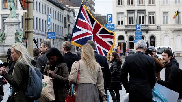 Britští europoslanci opouští Brusel. Británie v pátek jako první národ vystoupí z EU. (31. ledna 2020)