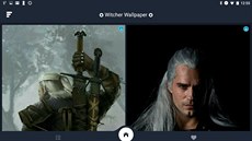 Aplikace Witcher Wallpaper HD obsahuje tapety s tématy ze Zaklínae