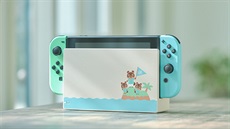 Switch v motivech hry Animal Crossing: New Horizons