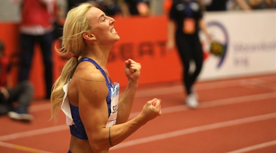 eská sprinterka Klára Seidlová vyhrála v Ostrav závod na 60 metr.