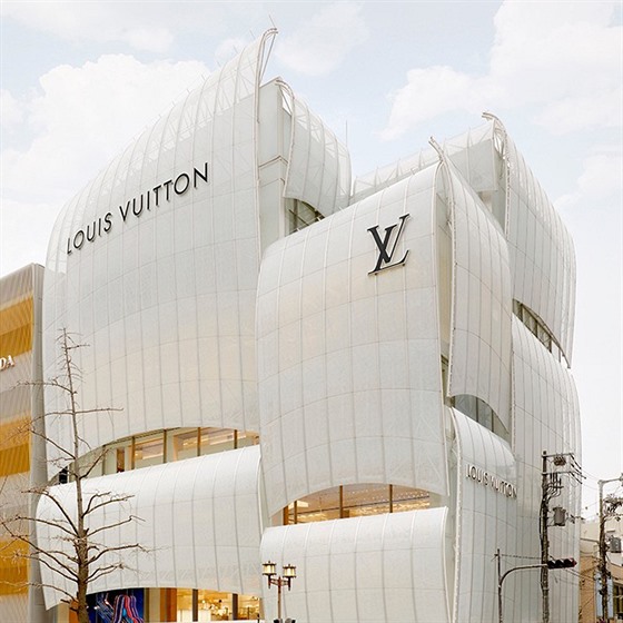 Nový butik Louis Vuitton v japonské Ósace