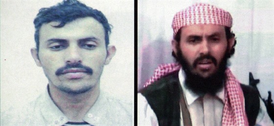 Vdce Al-Káidy na Arabském poloostrov Kásim Rimí na archivních snímcích.