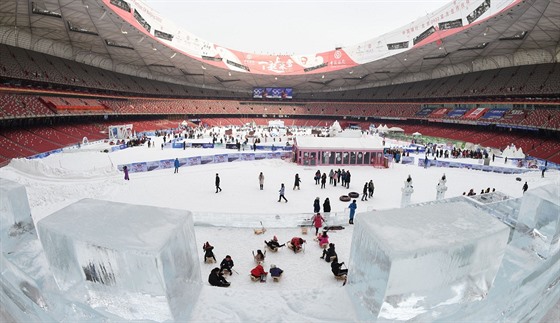 Pekingský olympijský stadion „Ptačí hnízdo“ bude v roce 2022 po 14 letech znovu...