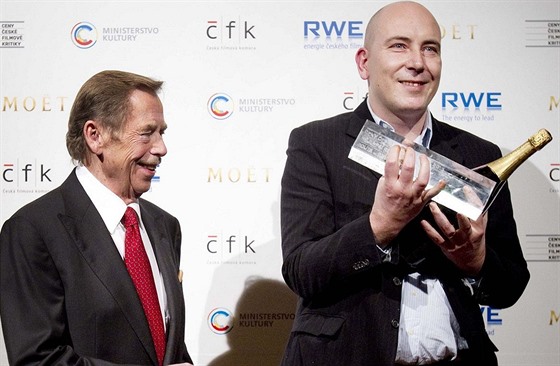 Václav Havel a ocenný Ondej tindl na Cenách eské filmové kritiky