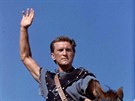 Kirk Douglas jako filmový Spartakus, snímek byl natoen v roce 1960.