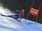 Federica Brignoneová v superobím slalomu v Garmisch-Partenkirchenu.