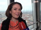 Tereza Kostková u píleitosti pedstavení letní scény Divadla Kalich pod...