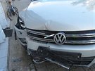 idi vozu VW Tiguan nezvldl parkovn ve Dvoe Krlov (7. 2. 2020).