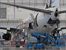 Nová hala společnosti Job Air Technic na opravu letadel v Mošnově 