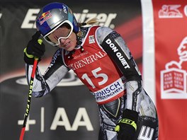 Česká lyžařka Ester Ledecká se raduje ze třetího místa ve sjezdu v...