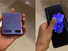 Unikl video s modelem Samsung Galaxy Z Flip