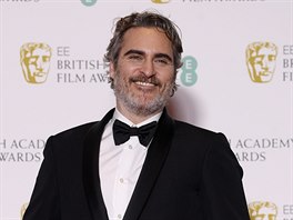 Joaquin Phoenix na cenách BAFTA (Londýn, 2. února 2020)