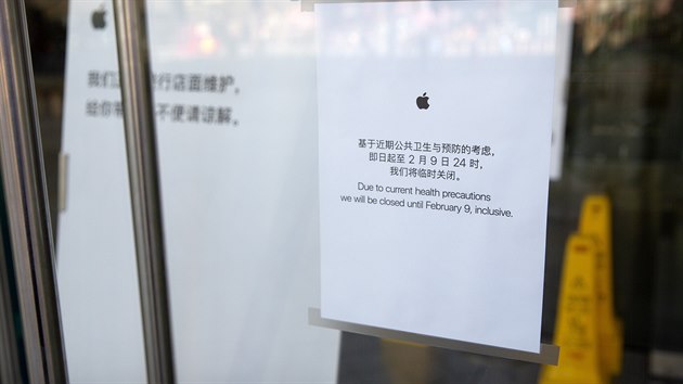 Apple kvli epidemii koronaviru zavel v n sv kamenn prodejny