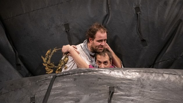 Z�b�r ze zkou�ek inscenace Zmoud�en� Dona Quijota v Divadle na Vinohradech