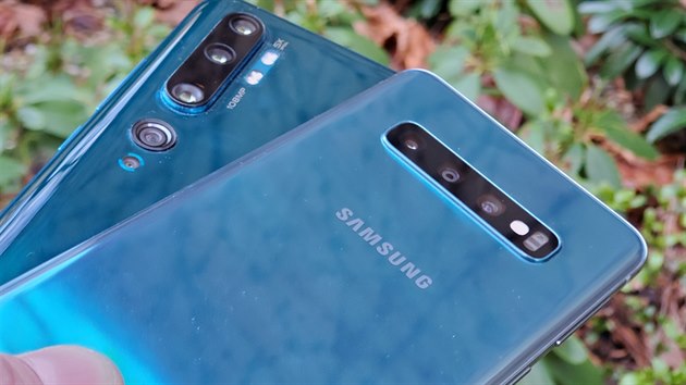 Samsung Galaxy S10 a Xiaomi Mi Note 10