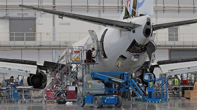 Nov hala spolenosti Job Air Technic na opravu letadel v Monov 