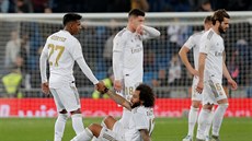 Fotbalisté Realu Madrid po vy�azení ze �pan�lského poháru.