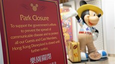 Hongkongský Disneyland je kvli koronaviru uzaven. (26. ledna 2020)