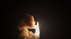 Start americké mezikontinentální balistické stely Minuteman III z...