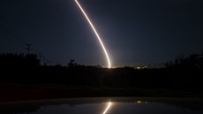 Start americké mezikontinentální balistické stely Minuteman III z...