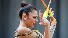 Ruská moderní gymnastka Alexandra Soldatovová