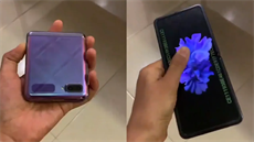 Uniklé video s modelem Samsung Galaxy Z Flip