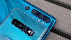 Samsung Galaxy S10 a Xiaomi Mi Note 10