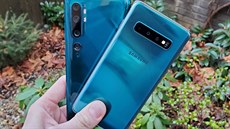 Samsung Galaxy S10 a Xiaomi Mi Note 10