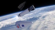 Ilustrace vyputní sondy Solar Orbiter