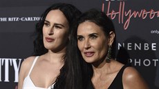 Hereka Rumer Willisová a její matka hereka Demi Moore (Los Angeles, 4. února...