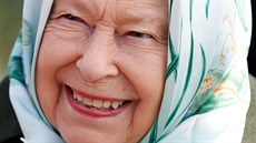 Britská královna Alžběta II. (Norfolk, 5. února 2020)