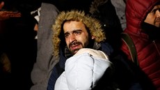 Migranti na srbsko-ma�arské hranici (6. února 2020)