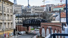 Rekonstrukce Negrelliho viaduktu (7. února 2020)