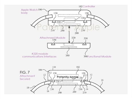 Podan patent Applu na modulrn hodinky Watch