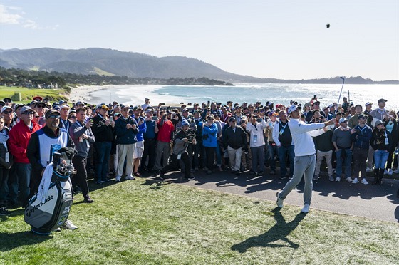 Nick Taylor na turnaji Pebble Beach Pro-Am.