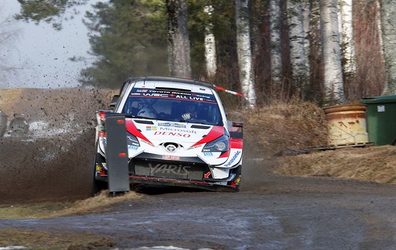 Elfyn Evans na trati védské rallye.