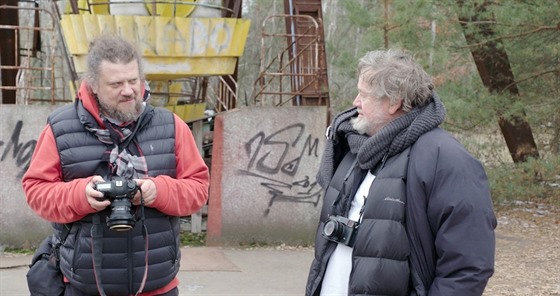 Michael a Antonín Kratochvílovi v Černobylu