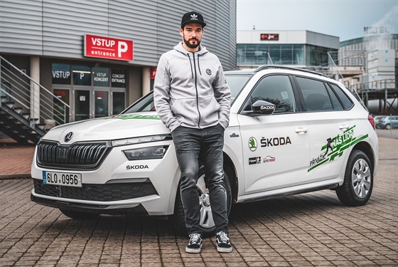 Liberecký hokejista Michal Birner se zapjenou kodovkou