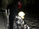 Ti týmy Horské sluby Jeseníky hledaly ztraceného polského skialpinistu (15....