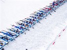 Program biatlonového mistrovství svta v Anterselv zaal smíenou tafetou.