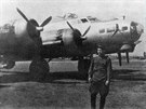 Bombardér B-17 bhem sluby u sovtského letectva