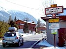 Francouzské lyžařské středisko Les Contamines-Montjoie (8. února 2020)