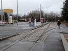 Bývalá konená tramvají na okraji Borského parku je od léta odíznutá od zbytku...